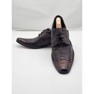 Impulse Men's Oxford Style Lace up  Size 9.5 Office Professional Dress Shoes